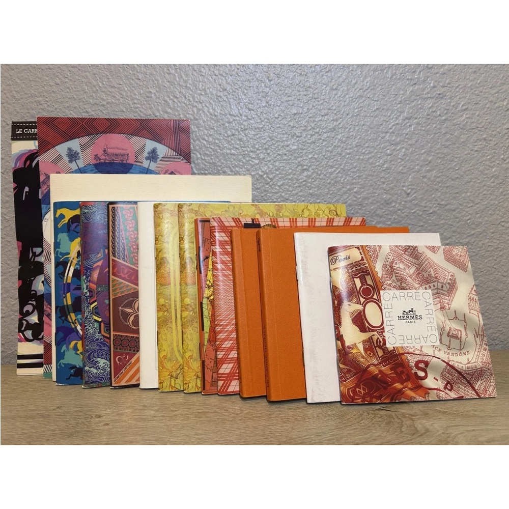 15 Le Carre HERMES Paris Scarf Look Book Catalog Lot Spring Summer Autumn Winter - Picture 2 of 16